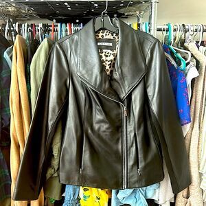 Women’s Calvin Klein Leather Jacket